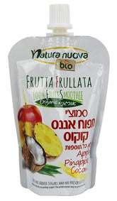 Jablečno-ananasové kokosové pyré BIO 100 g - NATURA NUOVA